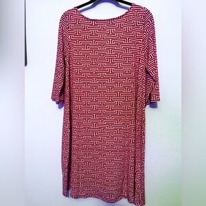 NWT Leota dress red and white - see measurements